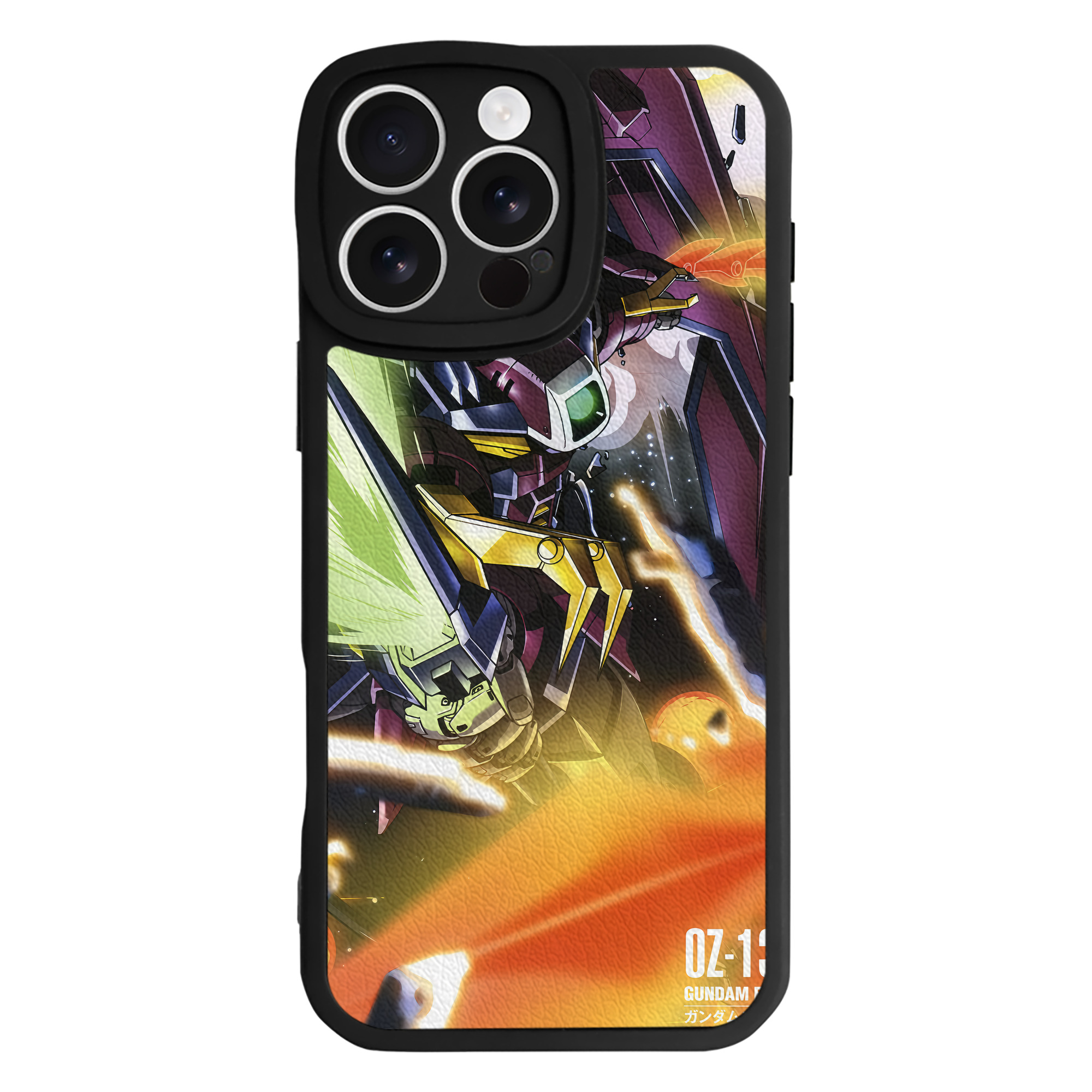 （画像用） 機動戦士ガンダム Mobile Suit Gundam 【iPhone 16シリーズ対応】シリコンスマホケース（レザー調） 材質：シリコン